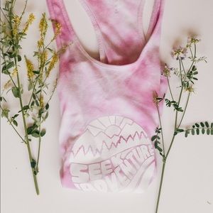 Pink Tie Dye Tank Top!